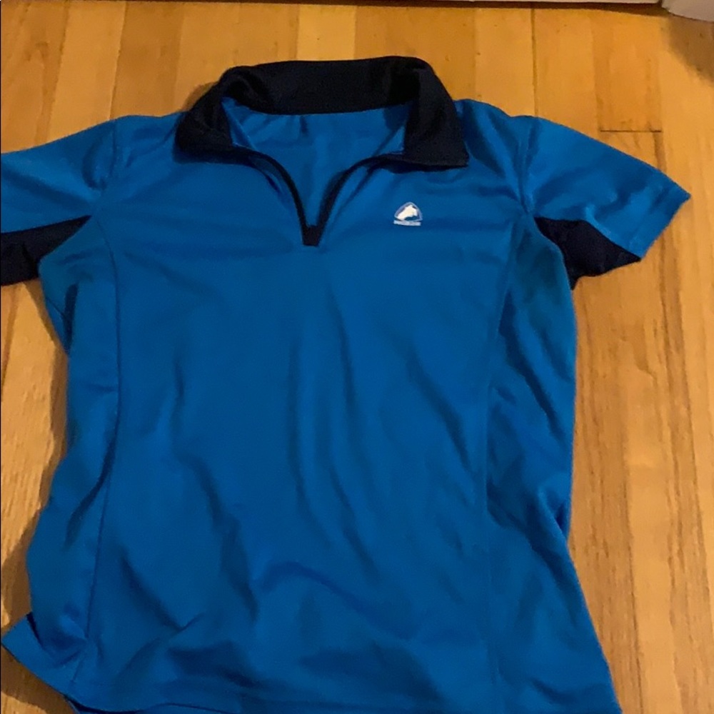 horze zip up polo